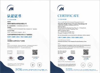 ISO14001-2015 Certificate